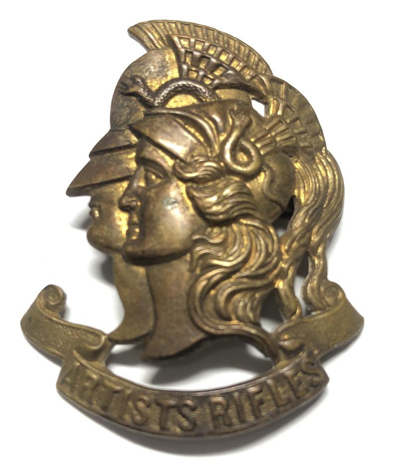 28th County of London Regiment Artists Rifles WW1 cap badge.