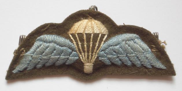 WW2 Parachute Regiment Airborne Forces Parachute Qualification Wings.