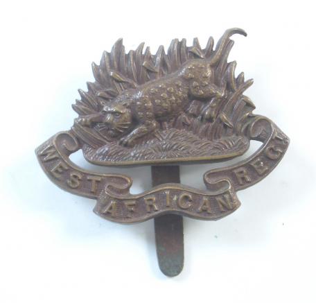 West African Regiment pre 1928 bronze cap badge.