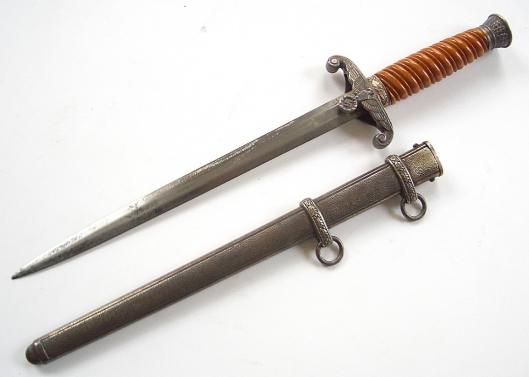 German Third Reich Army Officer?s dagger by rare maker Max Weyersberg.