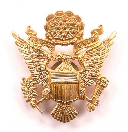 US Army Officers Cap Badge.