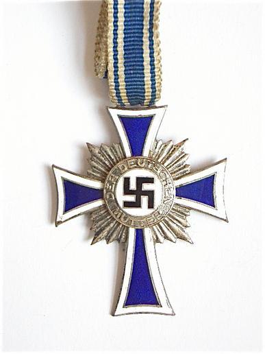 German Third Reich Mother's Cross 2nd Class in Silver.