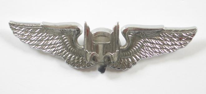 WW2 US Army Air Force English Made Aerial Gunners Wings by Firmin London