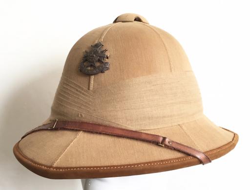 WW1 Notts & Derby Officer's Wolseley Pattern Foreign Service Helmet