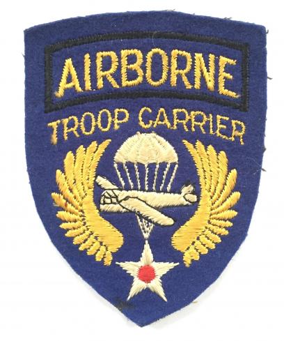 US. Airborne Troop Carrier WW2 formation badge.