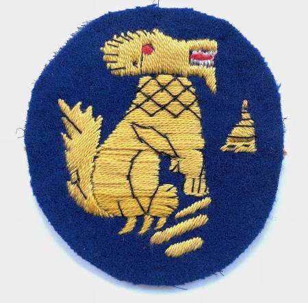 Chindits (3rd Indian Division) WW2 embroidered cloth formation sign.