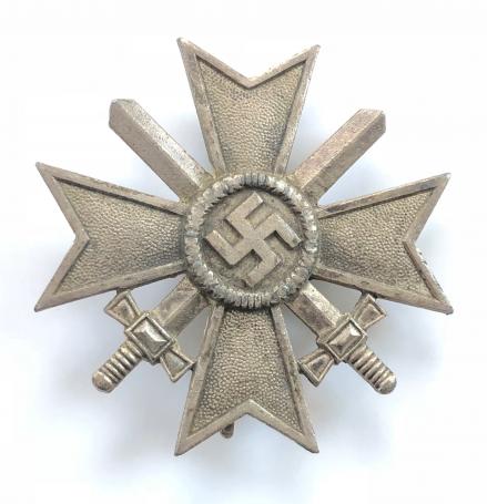 German Third Reich 1939 War Merit Cross 1st Class with swords by Otto Schickle, Pforzheim.
