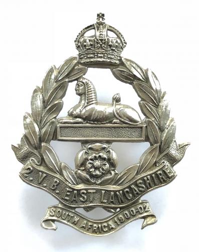 2nd VB East Lancashire Regiment OR?s cap badge circa 1905-08. 