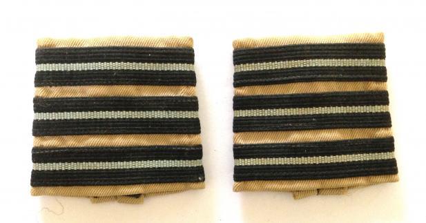 WW2 Pattern Cold War Period Wing Commander KD Rank Slide Badges.