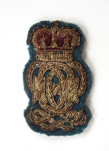 Queen's Own Hussars NCO's bullion arm badge