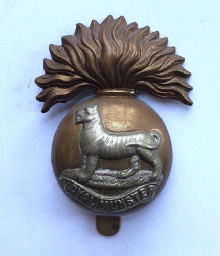 Royal Munster Fusiliers WW1 cap badge