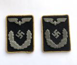 German Third Reich senior Railway Official's pair of collar patches