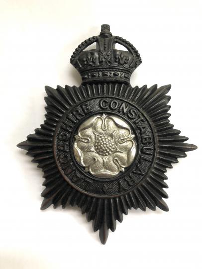 Lancashire Constabulary police night helmet plate