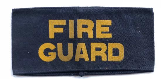 WW2 Home Front Fire Guard Armband.