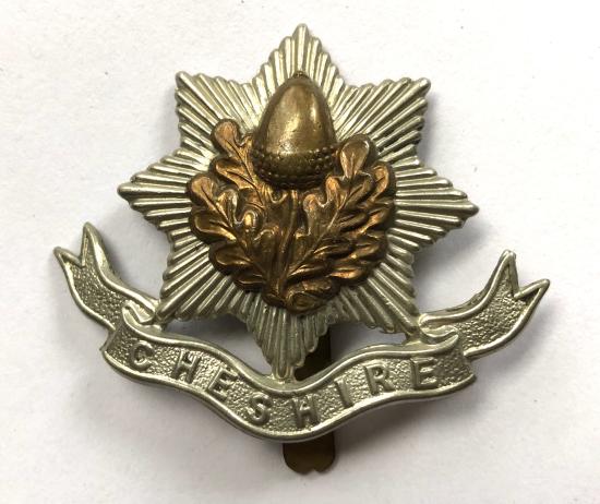 Cheshire Regiment WW1 cap badge