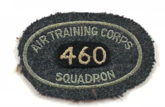 RAF 460 Dunstable Squadron ATC Shoulder Badge.