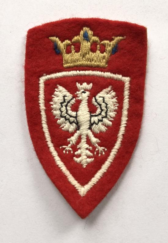Polish forces serving in West Africa WW2 formation sign