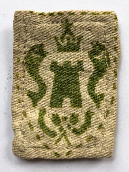 52nd British Infantry Brigade WW2 cloth formation sign circa India 1943-45.