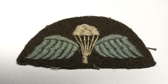Early WW2 Airborne Parachute Qualification cloth Wings