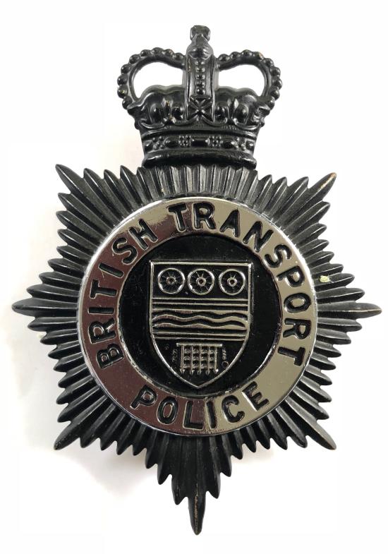 British Transport Police helmet plate.