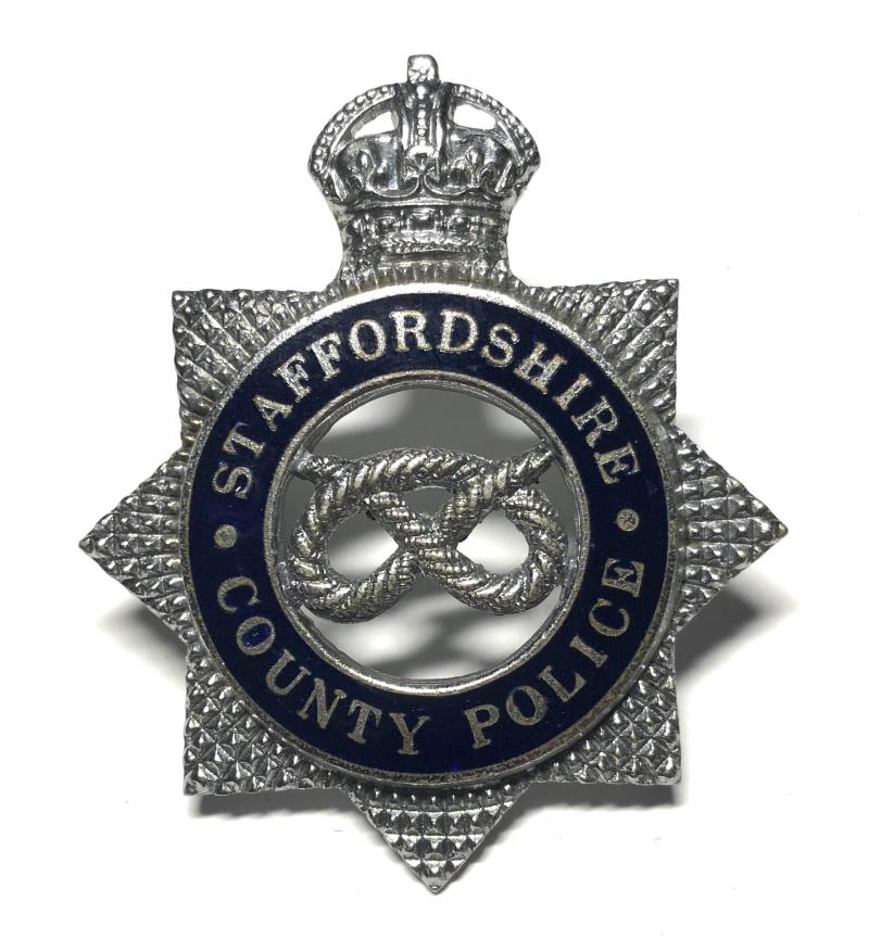 Staffordshire County Police pre 1952 Senior Officer's cap badge