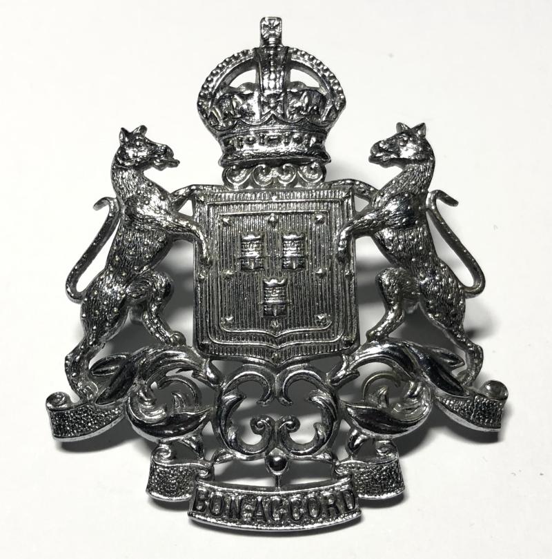 Scottish. Aberdeen City Police chrome cap badge c1936-52.
