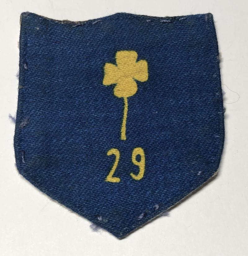 29th British Brigade Group cloth formation sign.