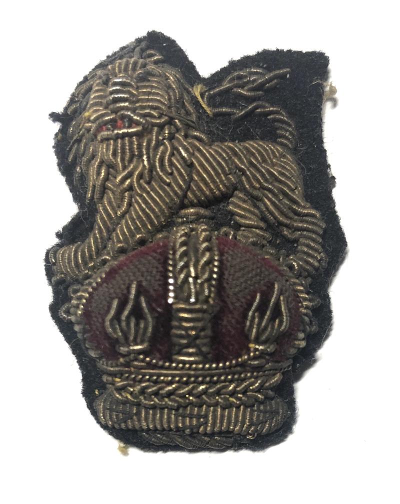 WW1 Brigadier's / Staff Officer's gold wire cap badge.