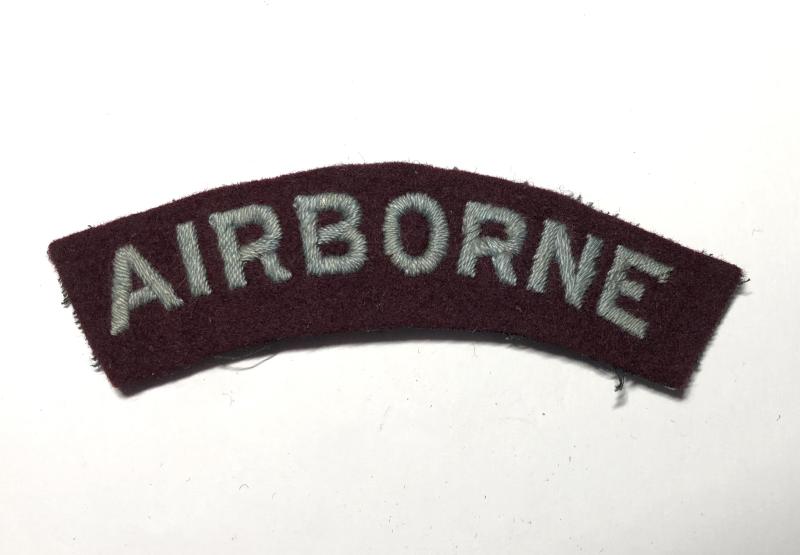 AIRBORNE WW2 cloth shoulder title
