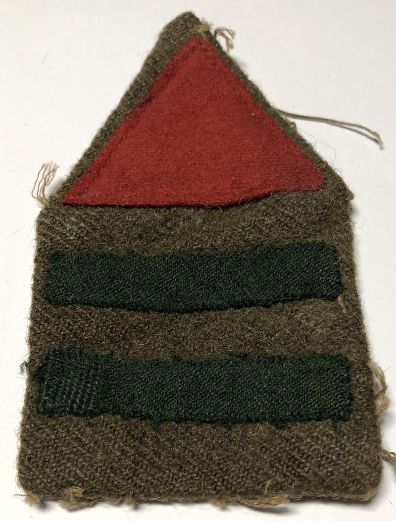 WW1 cloth combination formation sign.