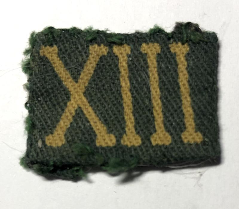 Somerset Light Infantry WW2 regimental formation sign.