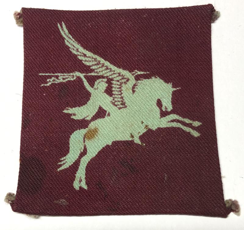 WW2 Airborne troops printed Pegasus formation sign.