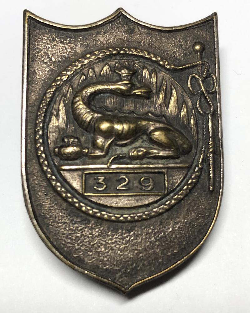 329 Infantry Regiment French Army badge by Moret.