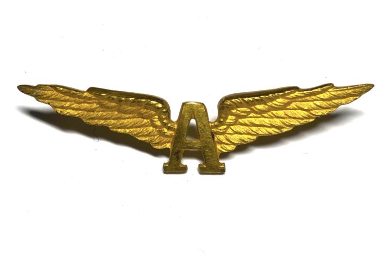 WWI Royal Naval Air Service Attached Officer’s RNAS cuff wing.s.