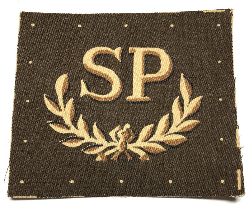 Special Proficiency Pay Granted WW2 printed cloth sleeve badge