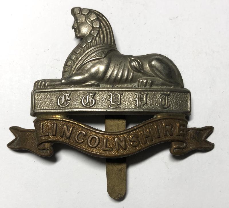 Lincolnshire Regiment WW1 cap badge.
