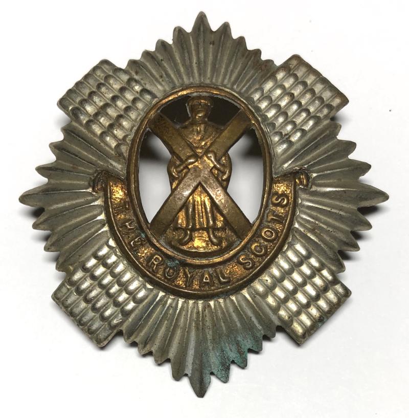 Royal Scots WW1 gengarry badge.