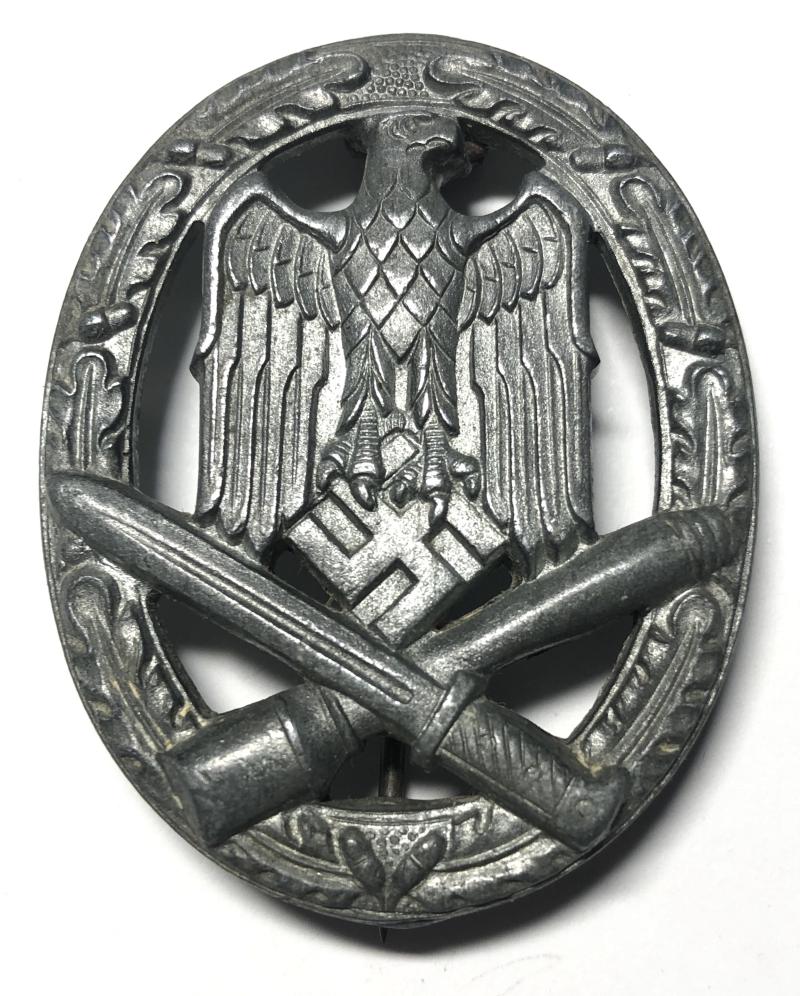 German Third Reich WW2 Army / Waffen SS General Assault Badge.