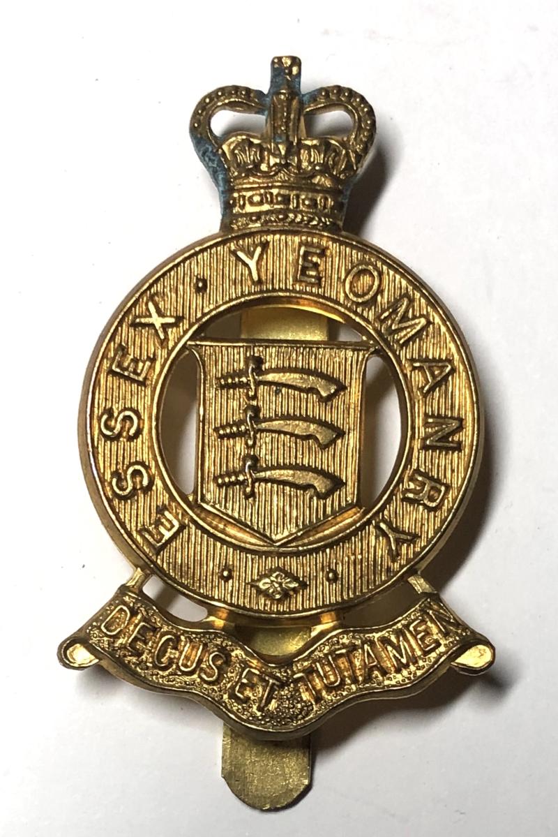 Essex Yeomanry cap badge circa 1963.