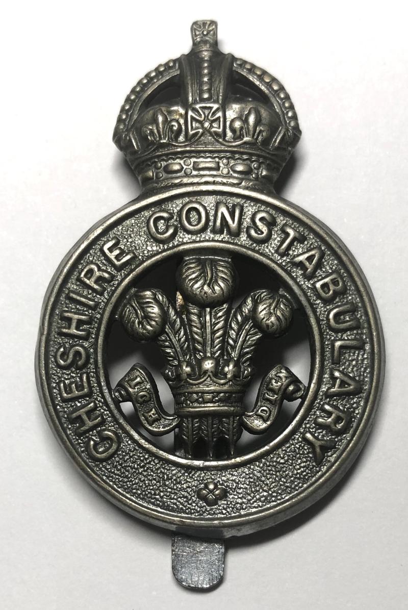 Cheshire Constabulary pre 1953 police cap badge.