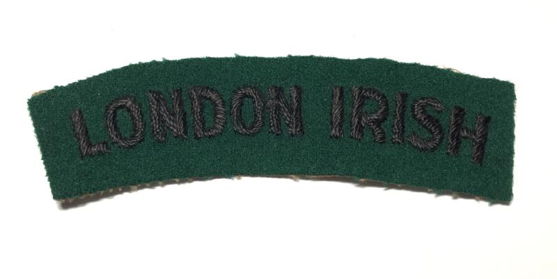LONDON IRISH WW1 shoulder title