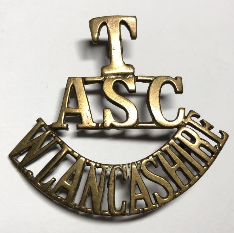 T / ASC / W. LANCASHIRE Arny Service Corps shoulder title