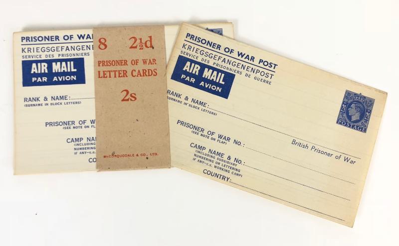 Prisoner of War WW2 pack of letter cards.