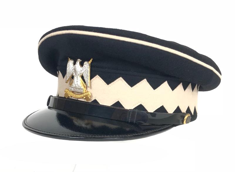 Royal Scots Dragoon Guards Officer's peaked cap.