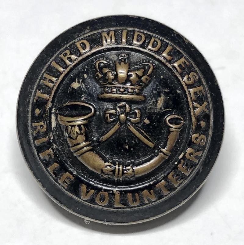 Third Middlesex Rifle Volunteers Victorian button by Samuel Bros. London
