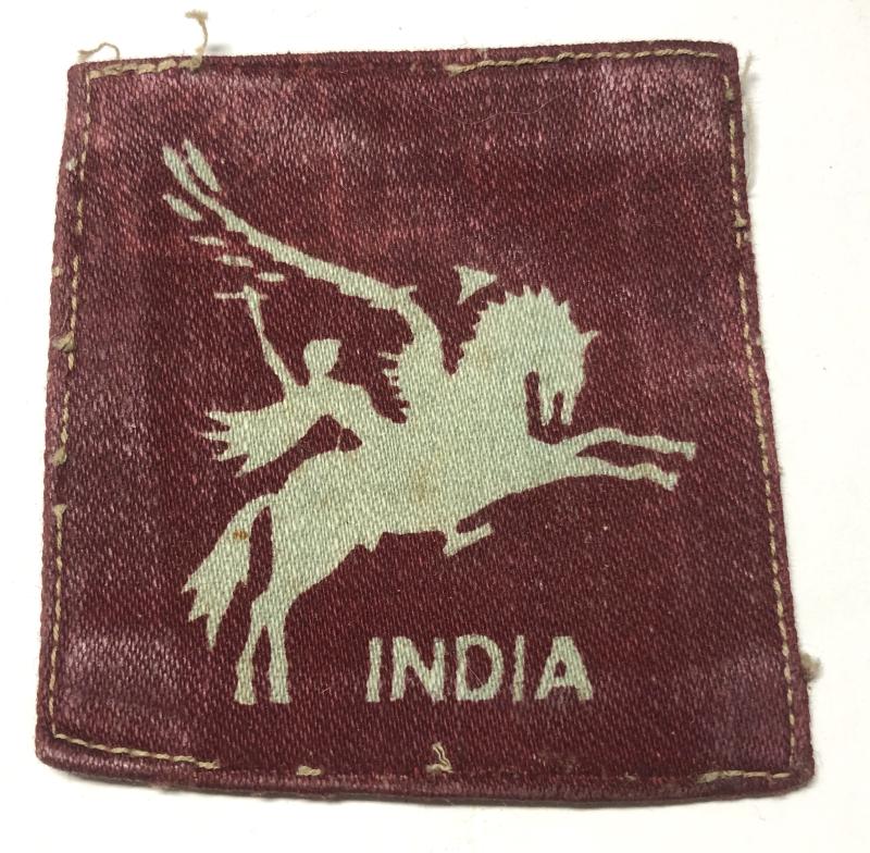44th Indian Airborne Division WW2 printed formation sign.