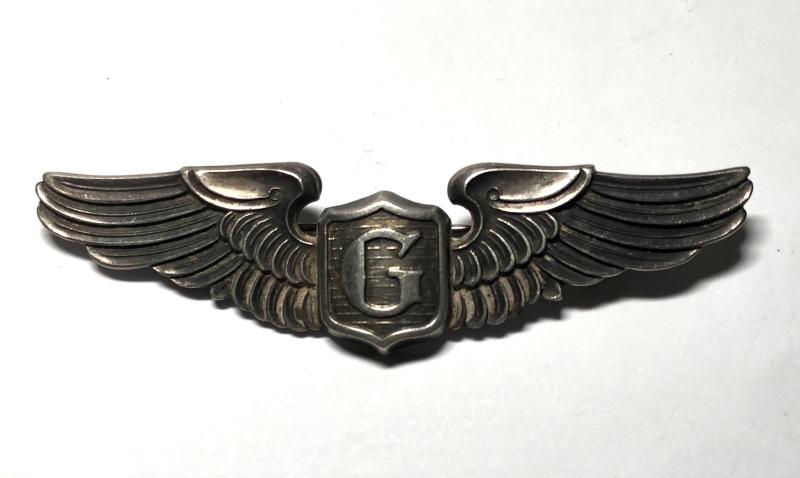 USAAF WW2 Glider Pilot silver wing by Lloyd Garfield Balfour.