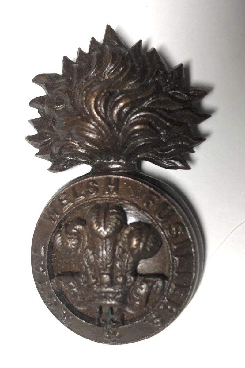 Royal Welsh Fusiliers WW1 OSD cap badge,
