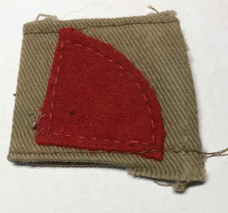 4th Infantry Division 1st pat. WW2 formation sign shoulder slide.