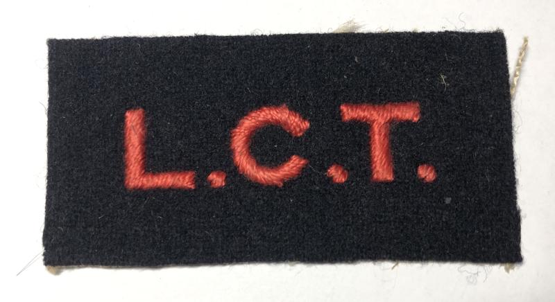 Landing Crafts Tanks (LCT) D-Day 6th June 1944 shoulder title.